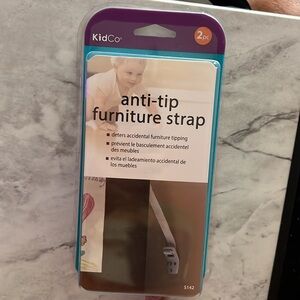 KidCo Anti-Tip Furniture Straps Safety Straps, TV Straps for Child Safety, 2 pc